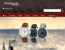 Tablet Screenshot of horlogerie-pisson.com